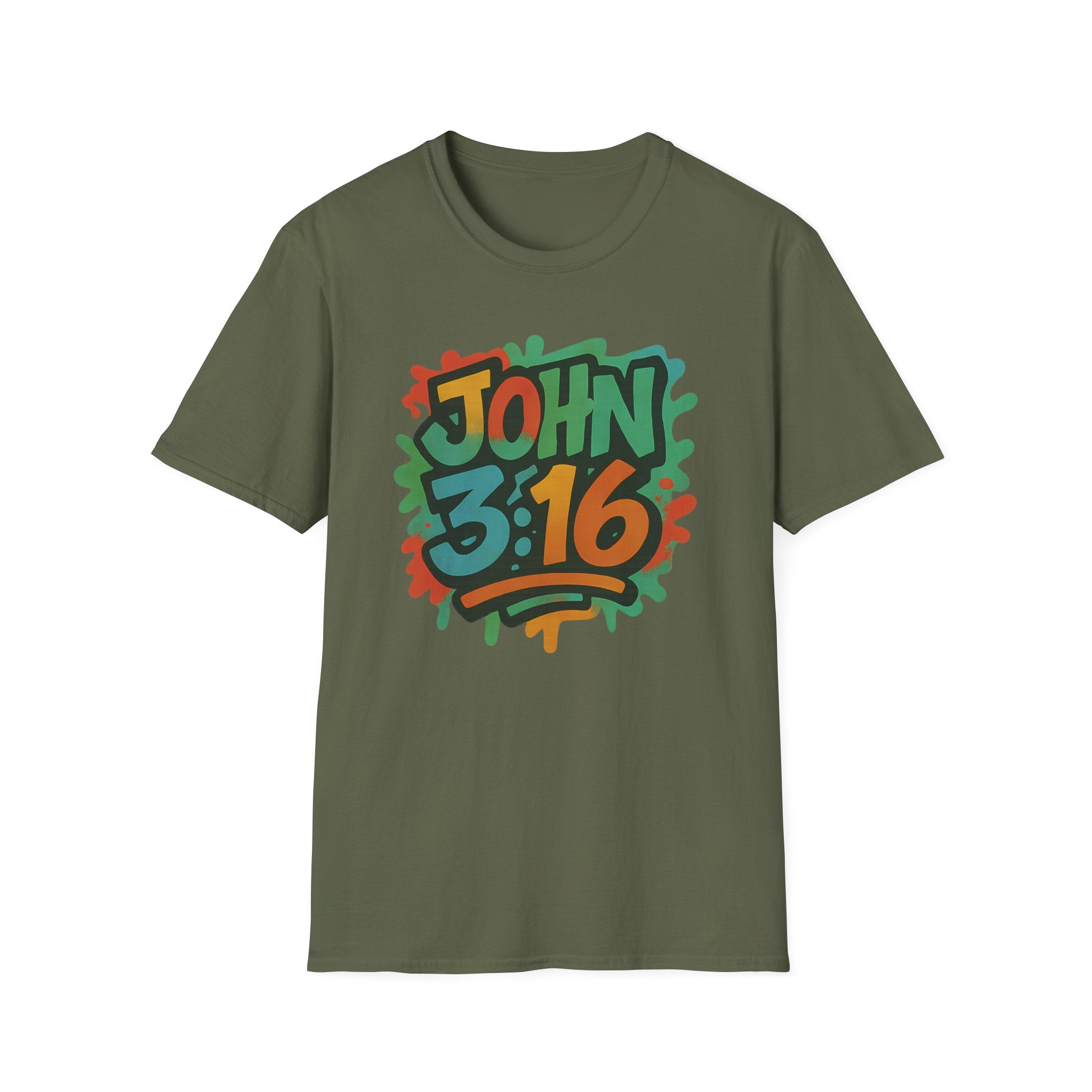 John 3:16 Graffiti T-Shirt