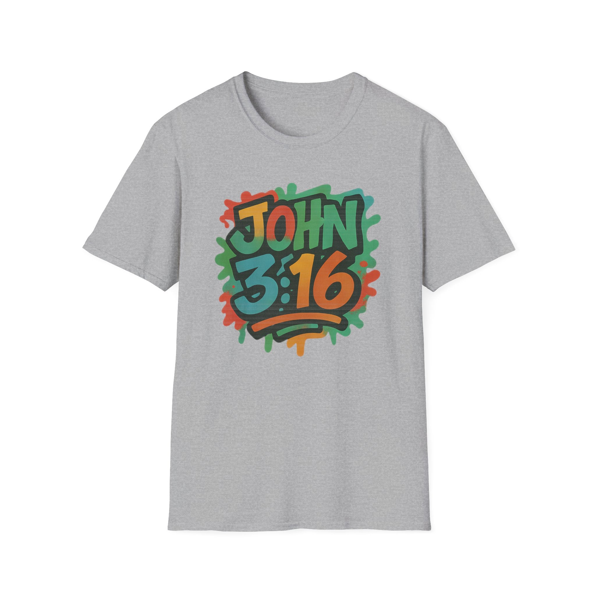 John 3:16 Graffiti T-Shirt